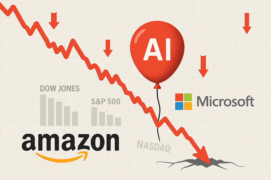 الذعر في السوق: لماذا تنهار أمازون ومايكروسوفت – الخوف من فقاعة الذكاء الاصطناعي يشعل موجة بيع جماعية