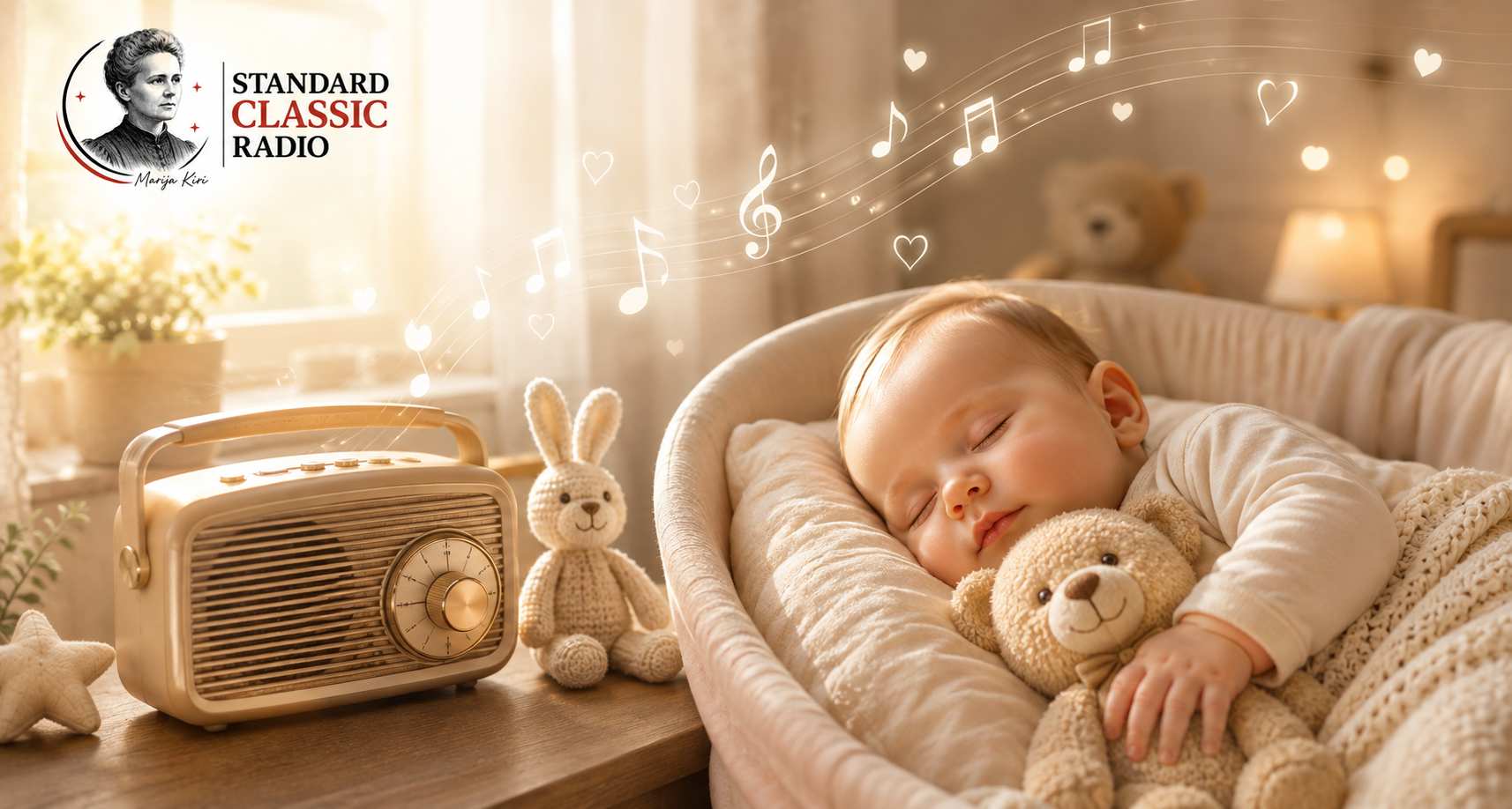 المزيد والمزيد من الآباء يتركون أطفالهم الرضّع يستمعون إلى Standard Classic Radio: موسيقى تهدّئهم منذ الأيام الأولى من الحياة